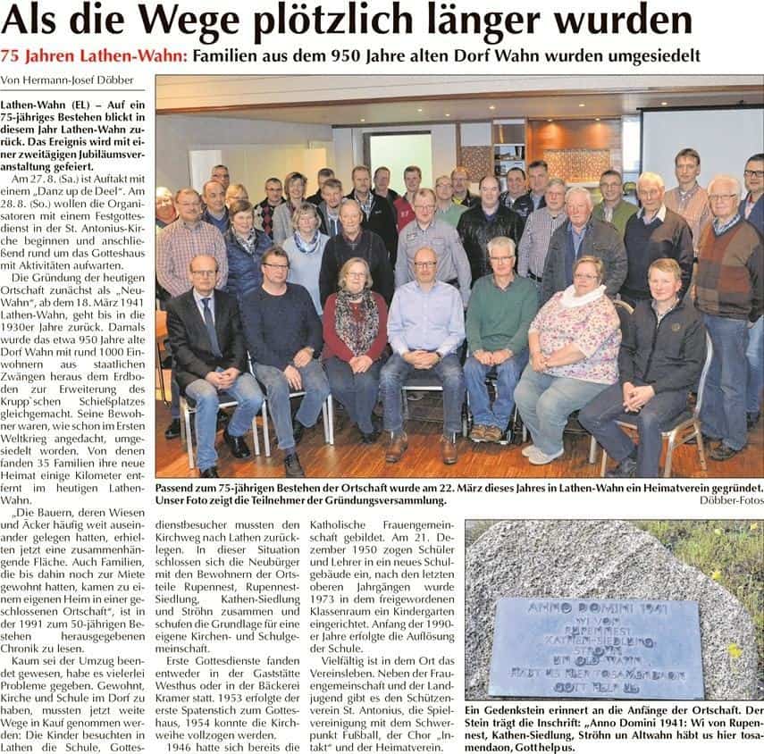 Zeitungsartikel